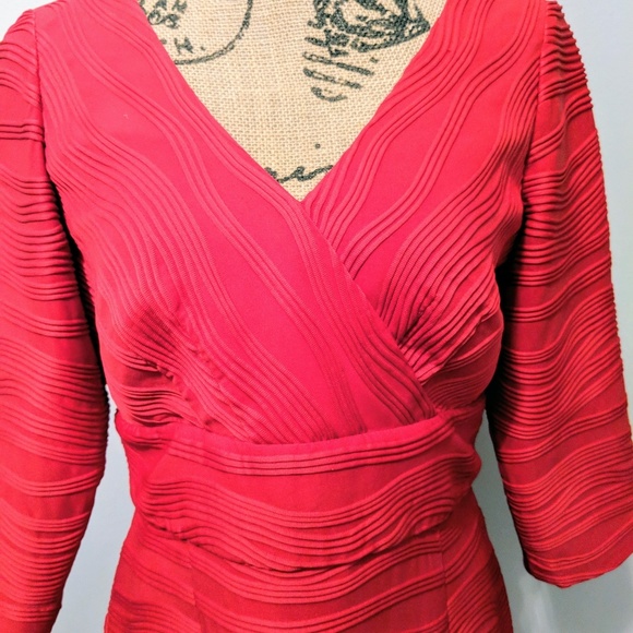 Gorgeous J Howard V-Neck Red Dress - Picture 3 of 4